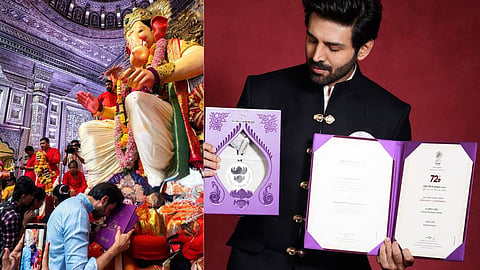 Kartik Aaryan Lalbaugcha Raja Darshan