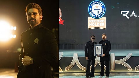 Allu Arjun Raka Guinness World Record