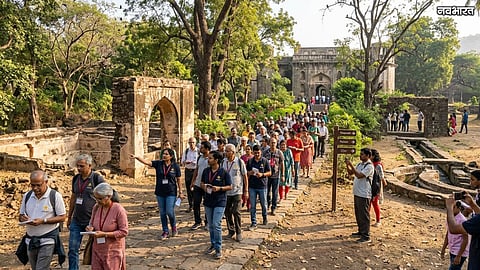 Himayat Bagh Heritage Walk On World Tourism Day In Sambhajinagar 