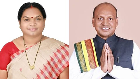 MP Phulo Devi and MLA Markam