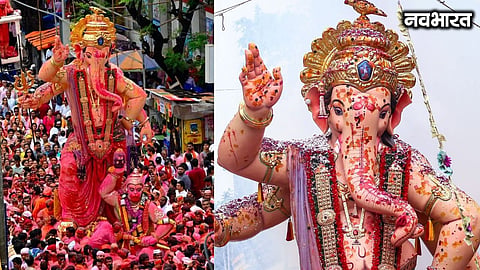 Somber farewell to Bappa in Thane: 5,000 police personnel deployed for the immersion of 40,000 idols