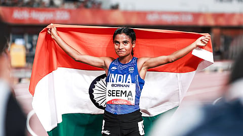 Seema Kumari Wins Bronze In Women's 10000m Race