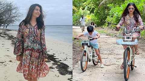 Actor Yash And Radhika Pandit Vacation