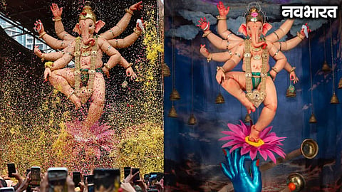 Permission granted for the immersion of the 22-foot 'Mumbaicha Raja' idol into the sea via a barge
