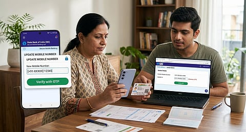 mobile number linked to your bank account update it from the comfort of your home 