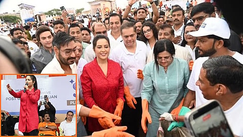 Mumbai Divyaj Foundation Ganesh Visarjan Beach Cleanup Drive