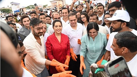 Ajay Devgn Cleaning Campaign