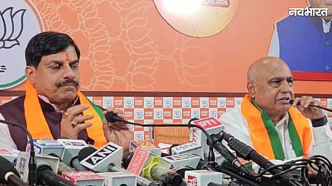 CM Mohan Yadav and Hemant Khandelwal during press conference