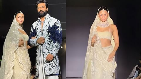 Alia Bhatt And Vicky Kaushal Fashion Show