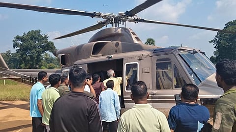 gadchiroli bhamragad three critical patients airlifted to hospital by helicopter