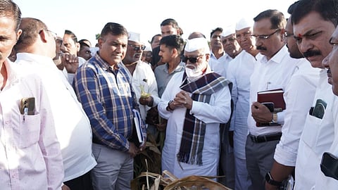 niphad drought crop loss reassessment chhagan bhujbal
