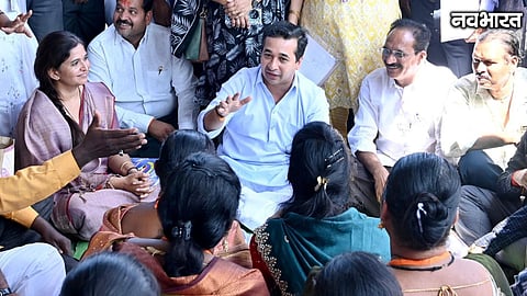 Nitesh Rane Shivantakli Pond Drought Fishermen Assistance Sambhajinagar