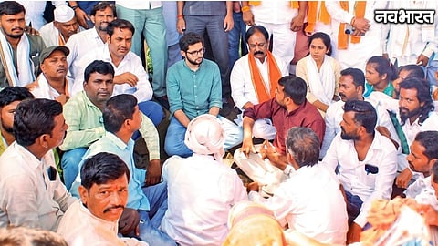 Aditya Thackeray Demands Immediate Drought Relief For Farmers Chhatrapati Sambhajinagar 