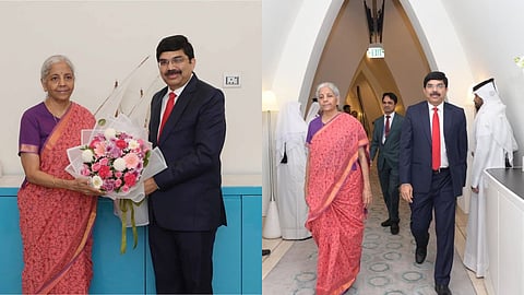 FM Sitharaman reaches Qatar