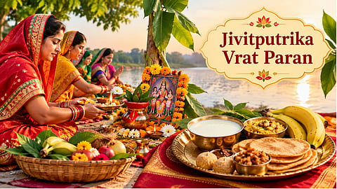 Jitiya Vrat Paran Ki Thali