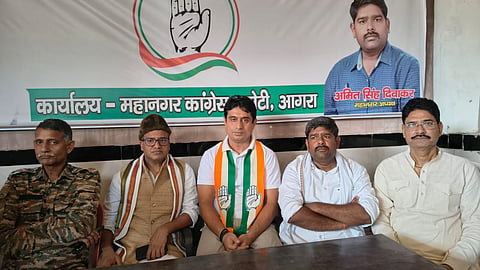 Agra Congress Protest: Uday Bhanu Chib Raises Allegations Against CEC Gyanesh Kumar Over SIR Row