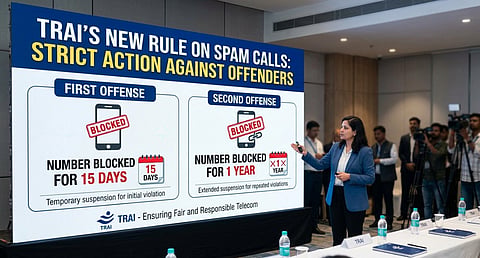spam calls that flood your phone up to 10 times a day TRAI AI will automatically detect 