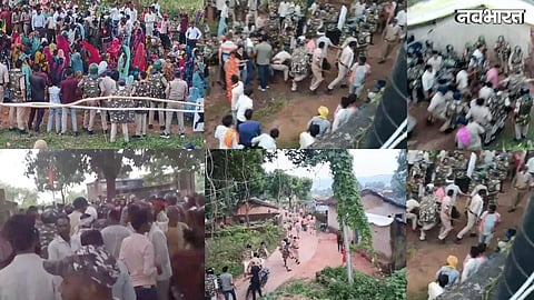 clash during Majhgawan Dam affected protest in Panna