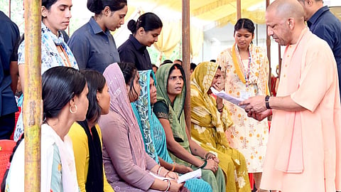 Yogi Adityanath Holds Janta Darshan in Gorakhpur, Hears Grievances of Around 150 People