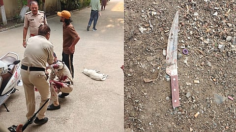 Police constable injured after accused allegedly attacked him multiple times with a knife