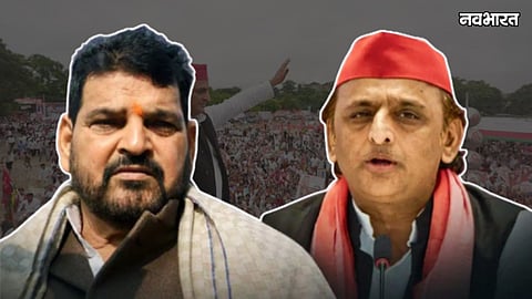akhilesh yadav and brijbhushan singh