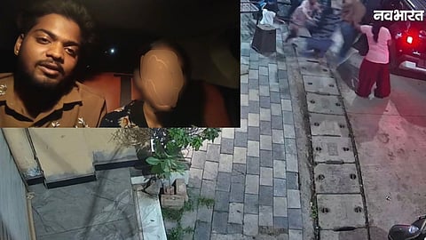CCTV footage shows woman being taken away in a car