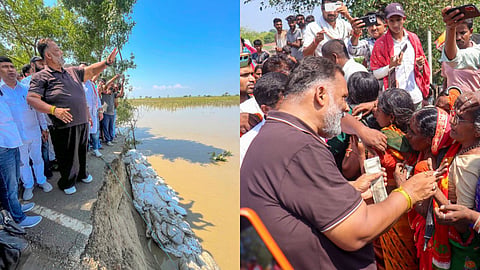 पप्पू यादव ने तटबंध टूटने की जांच की मांग की