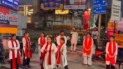 Namo Seva Gatha Campaign Street Play Highlights Government Schemes Development Works in Prayagraj