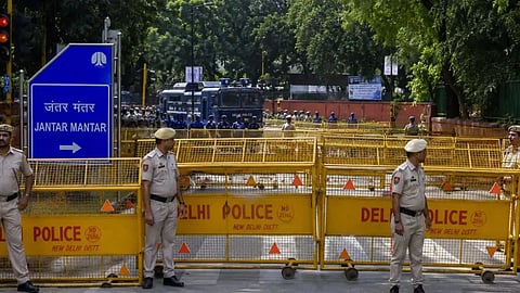 Jantar Mantar Security Heavy Deployment Delhi Police