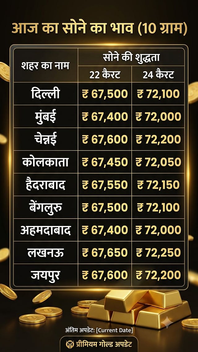 Gold Rate Today 24 Karat City Wise 