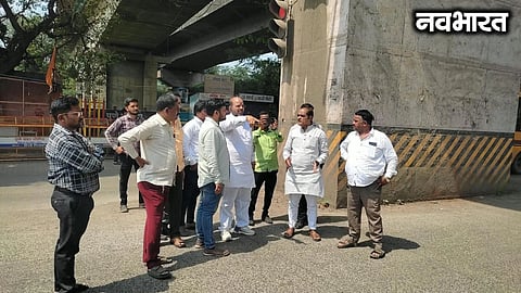 Mounting pressure regarding the dilapidated state of the service road from Navale Chowk to Bhumkar Chowk