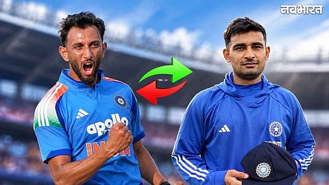 Anshul Kamboj replaced Prasidh Krishna in third ODI