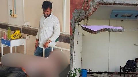 Ujjain gas cylinder blast damages house wall