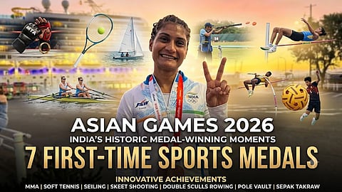 asian games 2026 first ever medals for india