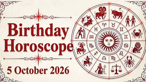 Birthday Horoscope 5 October 2026