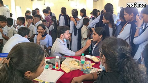 Thane Vajreshwari School Health Camp 1000 Students Screened