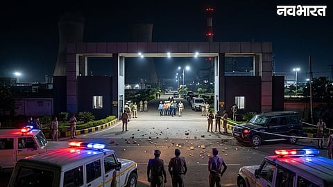Violent Clash at Kharora Adani Plant; Dozen Injured Including TI and SI; Heavy Force Deployed