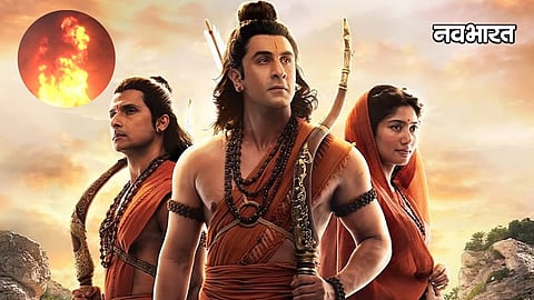 ramayana movie set fire mumbai goregaon film city