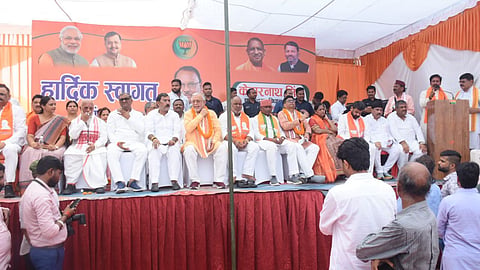 BJP  Kedarnath Singh Files Nomination for Varanasi Graduate MLC Election
