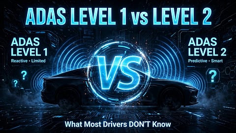 ADAS technology transforming driving experience difference Level 1 and Level 2