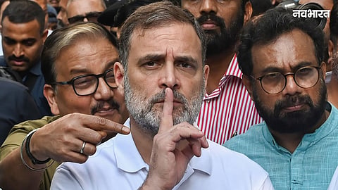 rahul gandhi protest