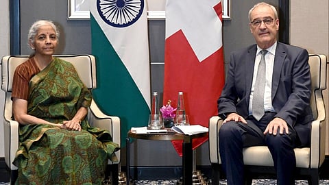 Nirmala Sitharaman And wiss President Guy Parmelin