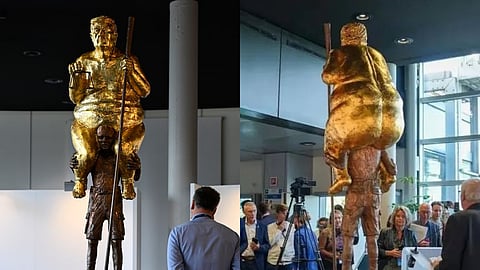 Trump Statue Strasbourg
