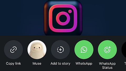 MUSE to appear in Instagram Share Menu Meta AI agent 