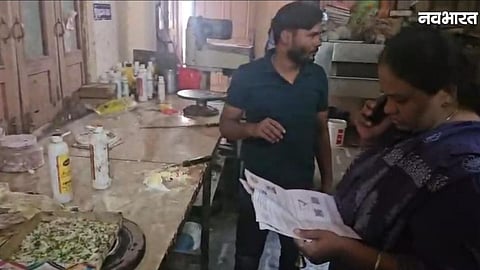Food safety inspection at Ayush Bakery in Indore