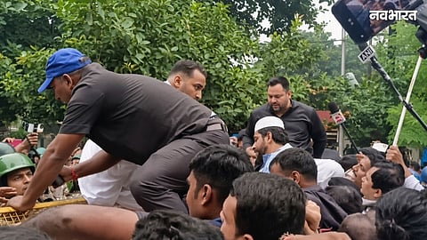 tejashwi yadav protest