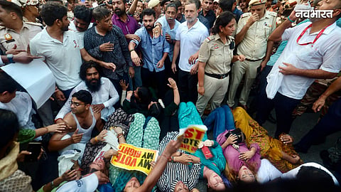 india bloc protest