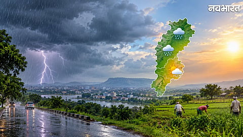 Weather shifts in Chhattisgarh; warning issued for heavy rain amidst monsoon withdrawal