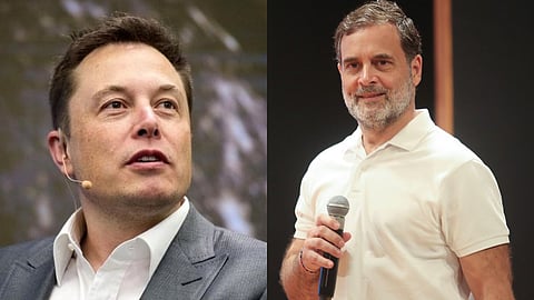Elon Musk And Rahul Gandhi