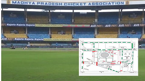Traffic diversion plan issued for India vs West Indies T20 cricket match at Holkar Stadium in Indore.